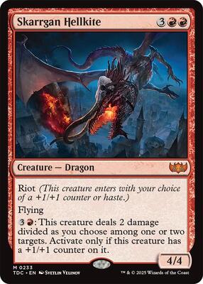 Skarrgan Hellkite card from Commander: Tarkir: Dragonstorm