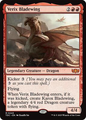 Verix Bladewing card from Commander: Tarkir: Dragonstorm
