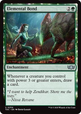 Elemental Bond card from Commander: Tarkir: Dragonstorm