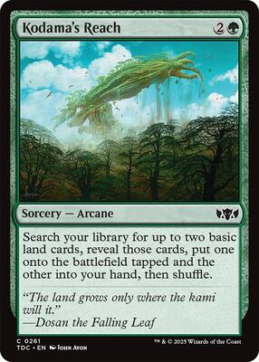 Kodama's Reach card from Commander: Tarkir: Dragonstorm