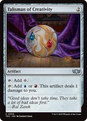 Talisman of Creativity card from Commander: Tarkir: Dragonstorm