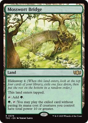 Mosswort Bridge card from Commander: Tarkir: Dragonstorm
