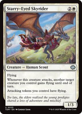 Starry-Eyed Skyrider card from Tarkir: Dragonstorm