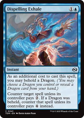 Dispelling Exhale card from Tarkir: Dragonstorm