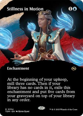 Stillness in Motion (Borderless) card from Tarkir: Dragonstorm