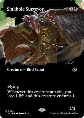 Sinkhole Surveyor (Borderless) card from Tarkir: Dragonstorm