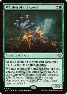 Warden of the Grove card from Tarkir: Dragonstorm