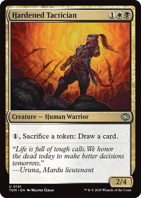 Hardened Tactician card from Tarkir: Dragonstorm