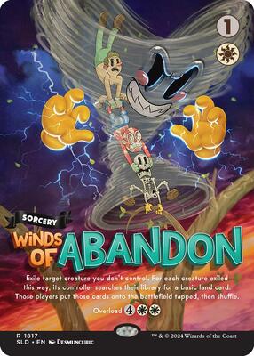 Winds of Abandon card from Secret Lair Drop Series