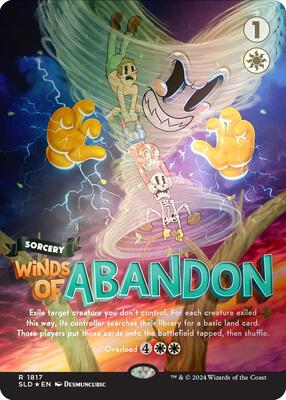 Winds of Abandon (Rainbow Foil) card from Secret Lair Drop Series