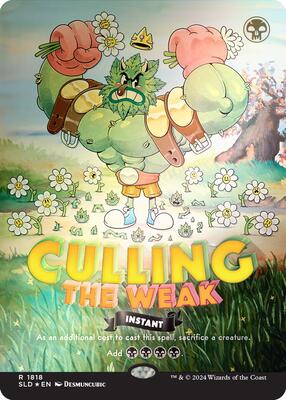 Culling the Weak (Rainbow Foil) card from Secret Lair Drop Series