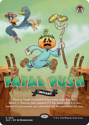 Fatal Push (1819) card from Secret Lair Drop Series