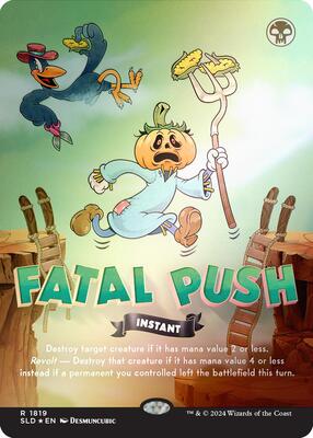 Fatal Push (1819) (Rainbow Foil) card from Secret Lair Drop Series
