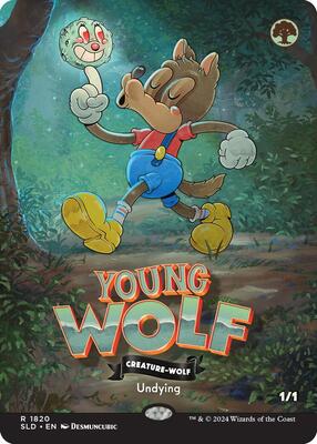 Young Wolf card from Secret Lair Drop Series