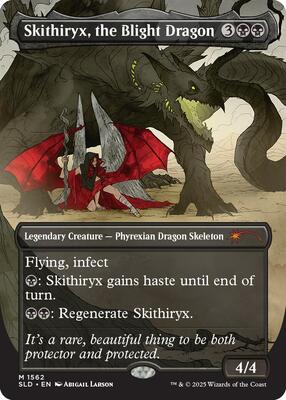 Skithiryx, the Blight Dragon card from Secret Lair Drop Series