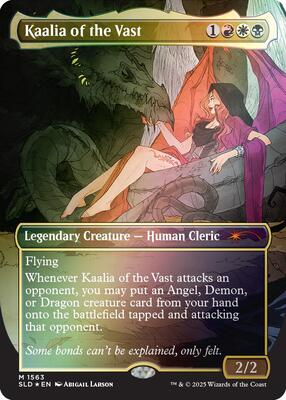 Kaalia of the Vast (Rainbow Foil) card from Secret Lair Drop Series