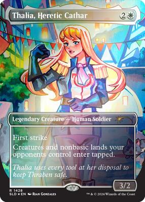 Thalia, Heretic Cathar (Rainbow Foil) card from Secret Lair Drop Series