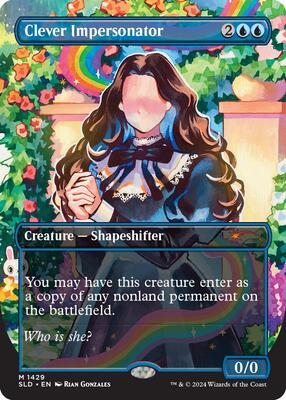 Clever Impersonator card from Secret Lair Drop Series
