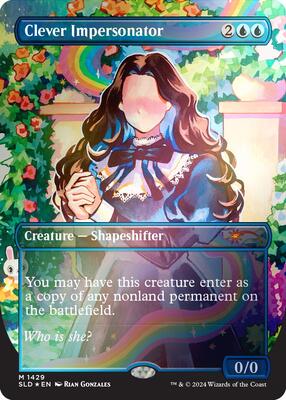Clever Impersonator (Rainbow Foil) card from Secret Lair Drop Series