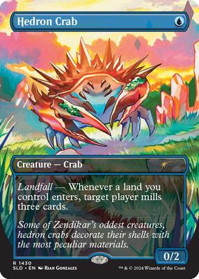 Hedron Crab card from Secret Lair Drop Series