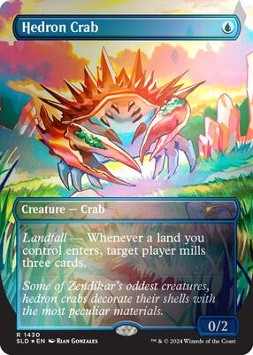 Hedron Crab (Rainbow Foil) card from Secret Lair Drop Series