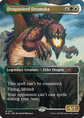 Dragonlord Dromoka card from Secret Lair Drop Series