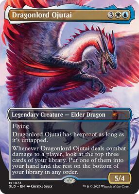 Dragonlord Ojutai card from Secret Lair Drop Series