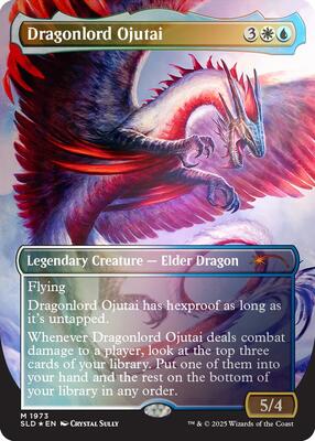 Dragonlord Ojutai (Rainbow Foil) card from Secret Lair Drop Series