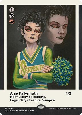 Anje Falkenrath card from Secret Lair Drop Series