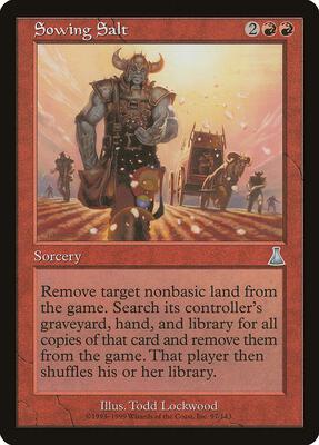 Sowing Salt card from Urza's Destiny