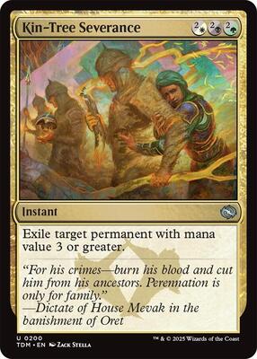 Kin-Tree Severance card from Tarkir: Dragonstorm