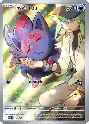 N's Zorua - 189 card from SV: Scarlet & Violet Promo Cards