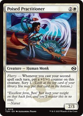Poised Practitioner card from Tarkir: Dragonstorm