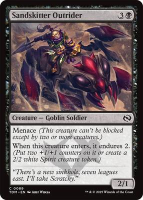 Sandskitter Outrider card from Tarkir: Dragonstorm