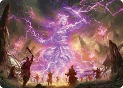 Smile at Death Art Card (4/54) card from Art Series: Tarkir: Dragonstorm