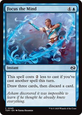 Focus the Mind card from Tarkir: Dragonstorm