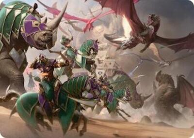 United Battlefront Art Card (5/54) card from Art Series: Tarkir: Dragonstorm