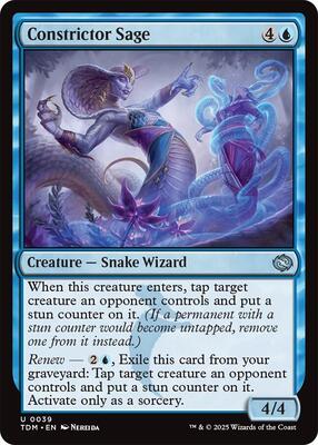 Constrictor Sage card from Tarkir: Dragonstorm