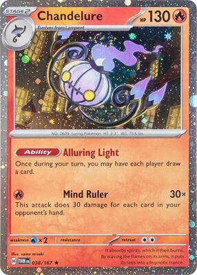 Chandelure - 38/167 (Cosmos Holo) card from Miscellaneous Cards & Products