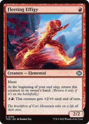 Fleeting Effigy card from Tarkir: Dragonstorm