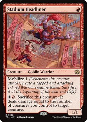 Stadium Headliner card from Tarkir: Dragonstorm