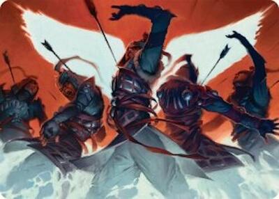 Desperate Measures Art Card (11/54) card from Art Series: Tarkir: Dragonstorm