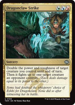 Dragonclaw Strike card from Tarkir: Dragonstorm