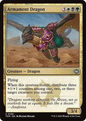 Armament Dragon card from Tarkir: Dragonstorm