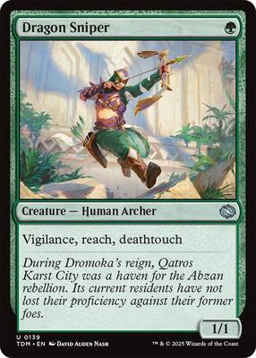 Dragon Sniper card from Tarkir: Dragonstorm