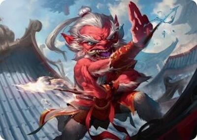 Devoted Duelist Art Card (15/54) card from Art Series: Tarkir: Dragonstorm