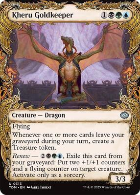 Kheru Goldkeeper (Showcase) card from Tarkir: Dragonstorm
