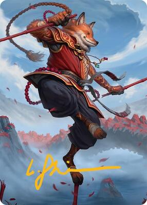 Equilibrium Adept Art Card (16/54) (Gold-Stamped Signature) card from Art Series: Tarkir: Dragonstorm