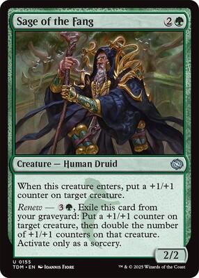 Sage of the Fang card from Tarkir: Dragonstorm