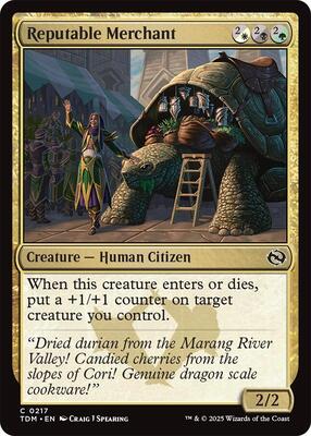 Reputable Merchant card from Tarkir: Dragonstorm